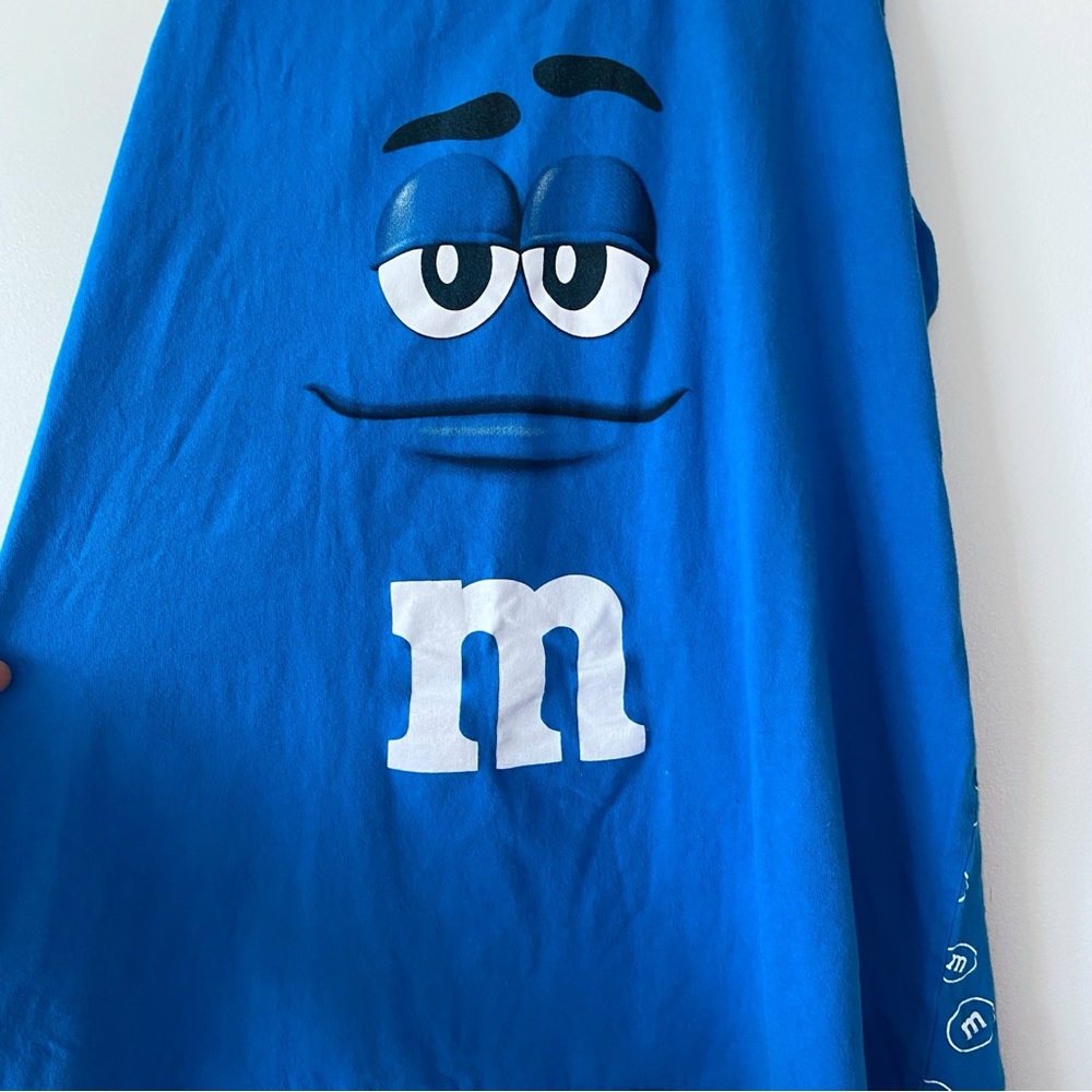 2/$16 M&M’s World Blue Racerback Tank Top - Picture 3 of 8